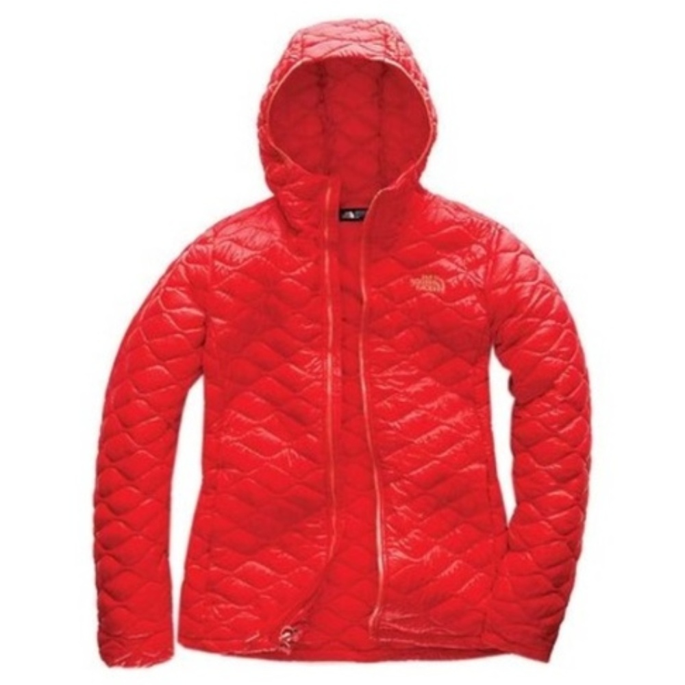NORTH FACE Womens Thermoball Hoodie Red XS New
